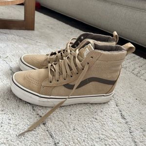 Tan vans men or women!